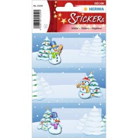 Herma Stickers de Noel Motif paysage d'hiver