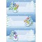 Herma Stickers de Noel Motif paysage d'hiver