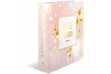 HERMA Organiseur de mariage A4 Wedding Planner LOVE Story, dos de 6 cm, en carton robuste, imprime entierement a  l'exterieur et