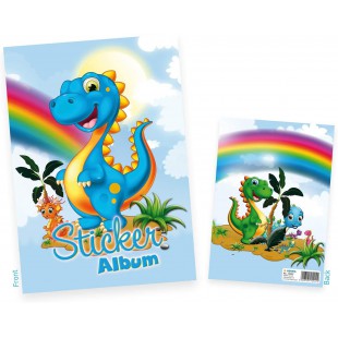 HERMA album broderie. Dinosaure Format A5 bleu