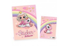 HERMA album broderie. Princesse Format A5 rose bonbon