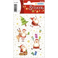 HERMA 15629 Lot de 2 planches de 30 autocollants de Noel en papier