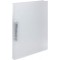 HERMA Classeurs a¡ 2 anneaux A4 Translucide Blanc, dos de 25 mm, Classeur souple en plastique, Avec compresseur