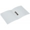 HERMA Classeurs a¡ 2 anneaux A4 Translucide Blanc, dos de 25 mm, Classeur souple en plastique, Avec compresseur