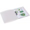 HERMA Classeurs a¡ 2 anneaux A4 Translucide Blanc, dos de 25 mm, Classeur souple en plastique, Avec compresseur