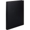 HERMA Classeurs a¡ 2 anneaux A4 Translucide Noir, dos de 25 mm, Classeur souple en plastique, Avec compresseur