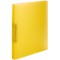 HERMA Classeurs a¡ 2 anneaux A4 Translucide Jaune, dos de 25 mm, Classeur souple en plastique, Avec compresseur