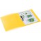 HERMA Classeurs a¡ 2 anneaux A4 Translucide Jaune, dos de 25 mm, Classeur souple en plastique, Avec compresseur