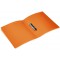 HERMA Classeurs a¡ 2 anneaux A4 Translucide Orange, dos de 25 mm, Classeur souple en plastique, Avec compresseur