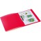 HERMA Classeurs a¡ 2 anneaux A4 Translucide Rouge, dos de 25 mm, Classeur souple en plastique, Avec compresseur