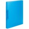 HERMA Classeurs a¡ 2 anneaux A4 Translucide Bleu, dos de 25 mm, Classeur souple en plastique, Avec compresseur
