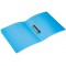 HERMA Classeurs a¡ 2 anneaux A4 Translucide Bleu, dos de 25 mm, Classeur souple en plastique, Avec compresseur