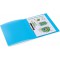 HERMA Classeurs a¡ 2 anneaux A4 Translucide Bleu, dos de 25 mm, Classeur souple en plastique, Avec compresseur