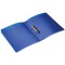HERMA Classeurs a¡ 2 anneaux A4 Translucide Bleu fonce, dos de 25 mm, Classeur souple en plastique, Avec compresseur