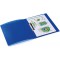 HERMA Classeurs a¡ 2 anneaux A4 Translucide Bleu fonce, dos de 25 mm, Classeur souple en plastique, Avec compresseur