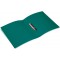 HERMA Classeurs a¡ 2 anneaux A4 Translucide Vert fonce, dos de 25 mm, Classeur souple en plastique, Avec compresseur
