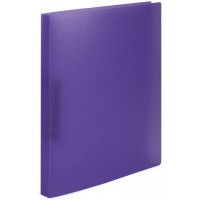 HERMA Classeurs a¡ 2 anneaux A4 Translucide Violet, dos de 25 mm, Classeur souple en plastique, Avec compresseur