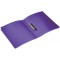 HERMA Classeurs a¡ 2 anneaux A4 Translucide Violet, dos de 25 mm, Classeur souple en plastique, Avec compresseur