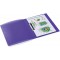 HERMA Classeurs a¡ 2 anneaux A4 Translucide Violet, dos de 25 mm, Classeur souple en plastique, Avec compresseur