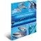 HERMA Chemises a  elastique Animaux avec motif Dauphins, A4, carton robuste, avec impression interieure, 1 portee de chemise