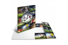 HERMA Chemises a elastique Sport avec motif Football, A4, carton robuste, avec impression interieure, 1 portee de ch