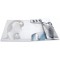 HERMA 19335 Classeur DIN A3 en plastique solide avec effet brillant et rabats interieurs imprimes, reliure elastique 