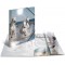 HERMA 19338 Classeur DIN A3 en plastique solide avec effet brillant et rabats interieurs imprimes, reliure elastique 