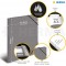 HERMA 19338 Classeur DIN A3 en plastique solide avec effet brillant et rabats interieurs imprimes, reliure elastique 