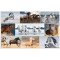 Herma 19378 Sous-main reversible antiderapant pour enfants Format 55 x 35 cm Motif de chiens sur les deux cotes (1 piece) Cheval