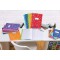 Lot de 10 : Protege-cahier «Schoolydoo» de Herma - En plastique - Format A4 - a€ motifs - 1piece 4, gemustert, 1 Stuck weiB