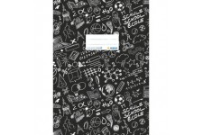 Lot de 10 : Protege-cahier «Schoolydoo» de Herma - En plastique - Format A4 - a€ motifs - 1piece Noir