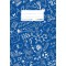 Lot de 10 : 'HERMA"schooly Doo Protege-cahier plastique DIN A5, a motifs, 1piece bleu