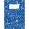 Lot de 10 : 'HERMA"schooly Doo Protege-cahier plastique DIN A5, a motifs, 1piece bleu