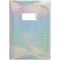 Lot de 10 : HERMA 19473 Glamour Protege-cahiers avec etiquette inscriptible, en film polypropylene holographique resistant et la