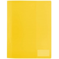 HERMA 19487 - Pochette A4 translucide en film polypropylene stable avec etiquette et pochette d'insertion Format A4 jaune