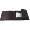 HERMA Chemises a  elastique Translucide en Noir, A4, plastique robuste, avec 3 rabats interieurs, 1 portee de chemise