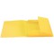 Herma - 19502 Chemise avec en caoutchouc Chemise, plastique, 1 piece, clair Format A4 jaune