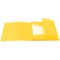 Herma - 19502 Chemise avec en caoutchouc Chemise, plastique, 1 piece, clair Format A4 jaune