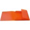 HERMA Chemises a elastique Translucide en Orange, A4, plastique robuste, avec 3 rabats interieurs, 1 portee de chemi