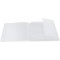 HERMA Chemises a elastique Translucide en Blanc, A3, plastique robuste, avec 3 rabats interieurs, 1 portee de chemis