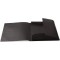 HERMA Chemises a elastique Translucide en Noir, A3, plastique robuste, avec 3 rabats interieurs, 1 portee de chemise