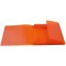 HERMA Chemises a elastique Translucide en Orange, A3, plastique robuste, avec 3 rabats interieurs, 1 portee de chemi