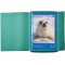 HERMA Chemises a  elastique Translucide en Vert fonce, A3, plastique robuste, avec 3 rabats interieurs, 1 portee de chemise