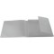 HERMA Chemises a elastique Translucide en Gris, A4, plastique robuste, avec 3 rabats interieurs, 1 portee de chemise