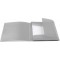 HERMA Chemises a elastique Translucide en Gris, A4, plastique robuste, avec 3 rabats interieurs, 1 portee de chemise