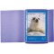 HERMA Chemises a elastique Translucide en Violet, A3, plastique robuste, avec 3 rabats interieurs, 1 portee de chemi