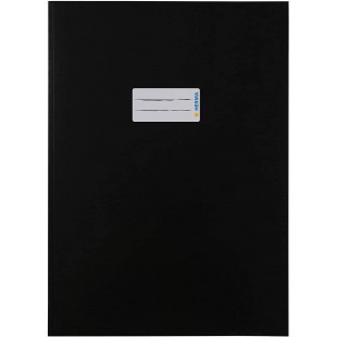 Lot de 10 : HERMA 19745 Protege-cahier A4 avec etiquette d'etiquetage, papier robuste et extra resistant, protege-cahiers pour c