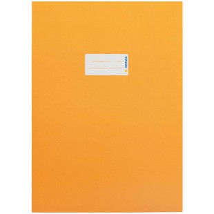 Herma 19747 Protege-cahiers en carton DIN A4 avec etiquette d'inscription, en papier solide et extra resistant pour cahiers scol