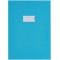 Lot de 10 : HERMA 19750 Protege-cahier A4 avec etiquette d'etiquetage en papier robuste et extra resistant Bleu clair