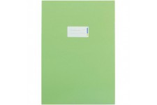 HERMA 19752 Protege-cahier en carton DIN A4 avec champ d'inscription en papier solide et extra resistant Vert clair